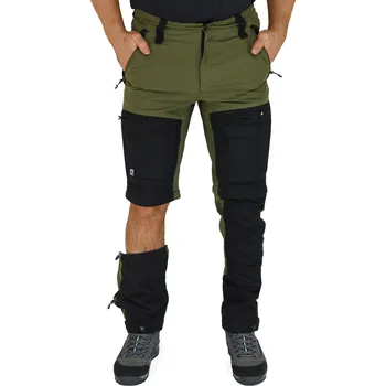 Pánské kalhoty Asoto Vattern Zip-Off pánské olivové outdoor kalhoty DWR odepínací nohavice 2v1 XXL