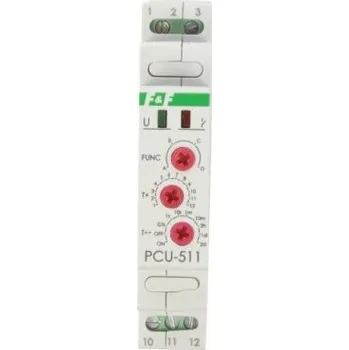 Elektronická součástka Časové relé 1P 8A PCU-511 UNI F&F FiF FF