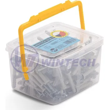 Spojovací materiál WINTECH Box 6 Natloukací hmoždinky 6x60 100ks nyl Balení: 1 ks NCSBB06060N