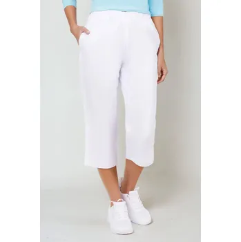 2P SERVIS Kalhoty 3/4 Uni Capri Bílá 40