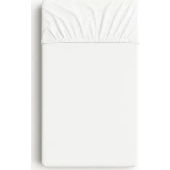Prostěradlo Prostěradlo bavlněné s gumou do postýlky 120x60 cm - bílé