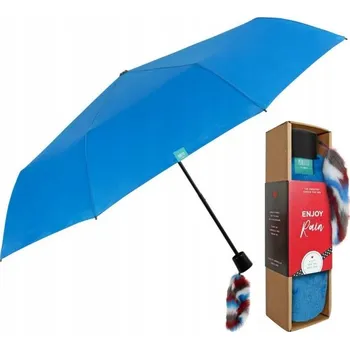 Deštník Perletti deštník s pouzdrem modrý