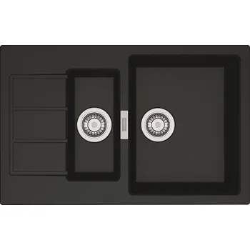 Granitový dřez Dřez 1,5-komorový Franke Sirius ocel šedý
