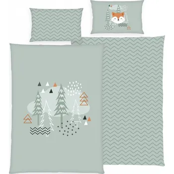 Povlečení Dětské povlečení do postýlky Herding "Nordic Forest", 100/135+40/60