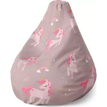 Sedací pytel Sablio Sedací vak Pear Pony: 140 x 100 x 25 cm