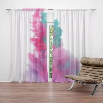 Závěs Sablio Závěs Barevný kouř: 2ks 140x250cm