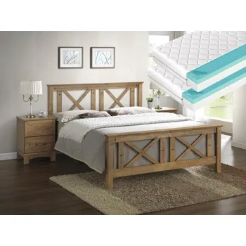 Ložnice Casarredo Postel TEXAS II 180x200 cm + 2 ks matrace FUTURA 90