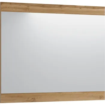 Zrcadlo Zrcadlo Hola - Meble Wojcik Bílá Alpská/Dub Wotan/Bílý Lesk 90x77 cm