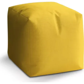Taburet Sablio Taburet Cube Žlutá 3: 40x40x40 cm