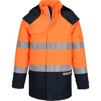 pracovní bunda PORTWEST Bunda FR617 Bizflame Rain+ Hi-Vis Multi-Norm Contrast FR, reflexní, zimní POR-FR617