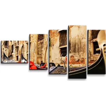 Obraz Sablio Obraz - 5-dílný Benátky 2 - 100x60 cm