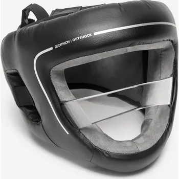 Cyklistická přilba OUTSHOCK Boxerská přilba s ochranou nosu L/58–61cm ČERNÁ