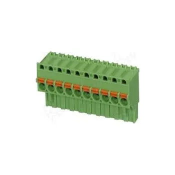 Elektrický konektor Rozpojovací svorkovnice 5mm póly 2 úhlové 90° zástrčka 250V