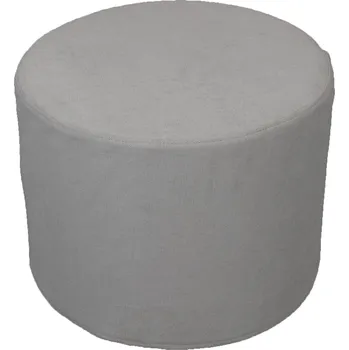 Taburet Taburetka k houpacímu křeslu Micuna – kulatý puf dark grey