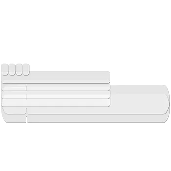 Obal na kolo Ochrana rámu LIZARD SKINS Clear Protective Frame Wrap Frame Kit