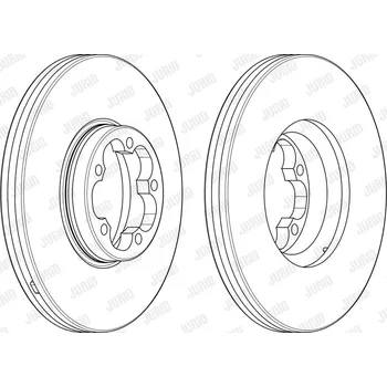 Brzdový kotouč Brzdový kotouč JURID 563122J-1