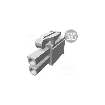 Elektrický konektor Zástrčka kabel-pl.spoj vidlice/zásuvka PIN 2 na kabel 600V