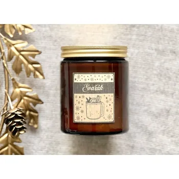 Svíčka Vánoční svíčka Svařák