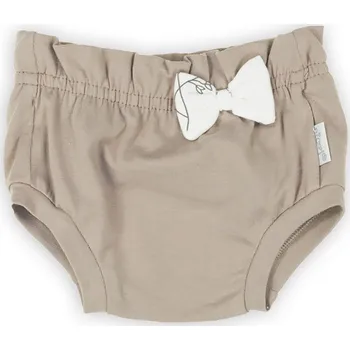 Kojenecké bavlněné kraťasy-bloomers Nicol Ella béžové Barva: béžová, velikost: 3-6 m
