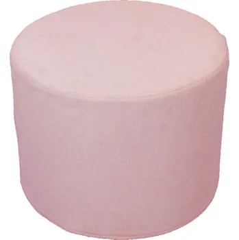 Taburet Podnožka k houpacímu křeslu Micuna – kulatý puf rose