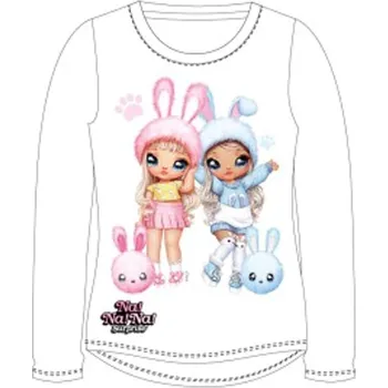 Dívčí tričko Dívčí triko Na Na Na Surprise - dlouhý rukáv (bílé) Velikost: 104