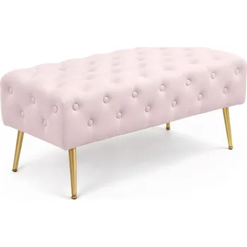 Taburet Taburetka MONACO pudrově růžová