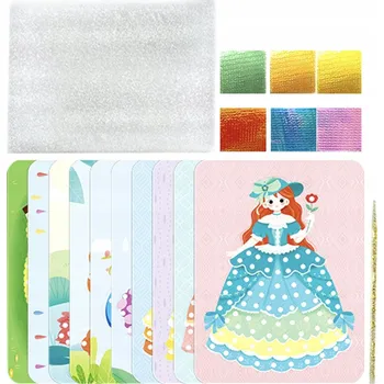 kreativní sada KREATIVNÍ SADA POKE ART PRO DĚTI HRAČKA EDUKAČNÍ VÝTVARNÁ SADA Z LÁTKY DIY