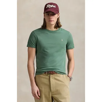 Pánské tričko Bavlněné tričko Polo Ralph Lauren, XXL, zelená, 77C