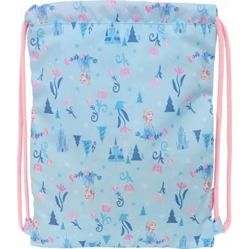 Školní sáček Vak na boty se šňůrkami Frozen Ledové kouzlo Modrý 26 x 34 x 1 cm