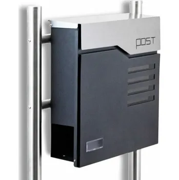 Poštovní schránka Moderní a stylová poštovní schránka na dopisy a noviny z nerezové oceli 16772(16444+13484)