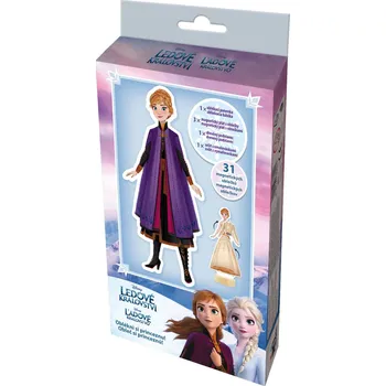 omalovánky JIRI MODELS Magnetické oblékání + omalovánky Frozen (Ledové Království) Anna | 890021