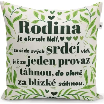 Polštář Sablio Polštář Rodina 5: 40x40 cm