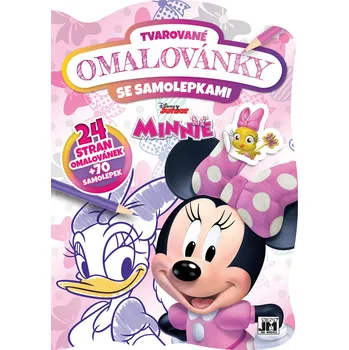 omalovánky JIRI MODELS Omalovánky tvarované + samolepky Minnie Mouse | 14