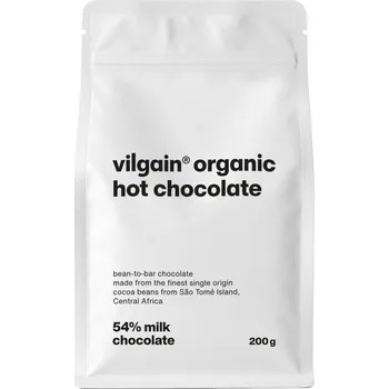 Vilgain Horká čokoláda BIO – 54% mléčná čokoláda 200&nbsp;g