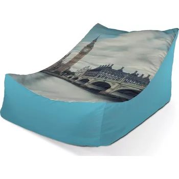 Sedací pytel Sablio Sedací vak Lounge Londýn Bridge - 80 x 95 x 50 cm