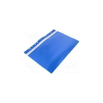 Rychlovazač s otvory A4 modrá Mat PVC
