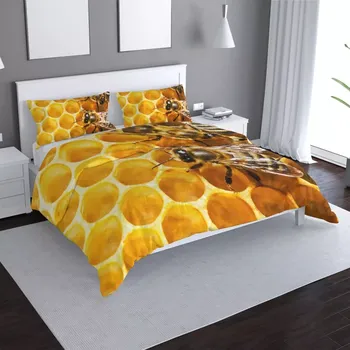 Povlečení Sablio Povlečení Včely - 140x220 / 90x70