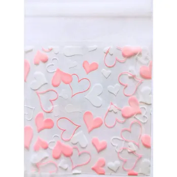 Obraz Dekorativní fóliové sáčky celofánové na dárek 100 ks 7x7 cm