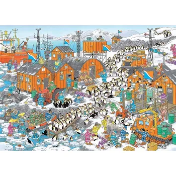 Puzzle Puzzle JUMBO Jan van Haasteren – Expedice na Jižní pól, 1000 dílků