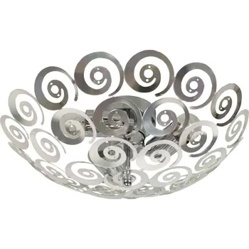 Stropní designové osvětlení VOLANS - 3xE27, 60W, chromované