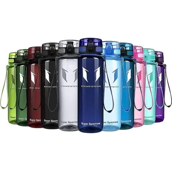 Láhev na pití Super Sparrow - Láhev na vodu Tritan - 750 ml - Bez BPA - Ideální sportovní láhev -