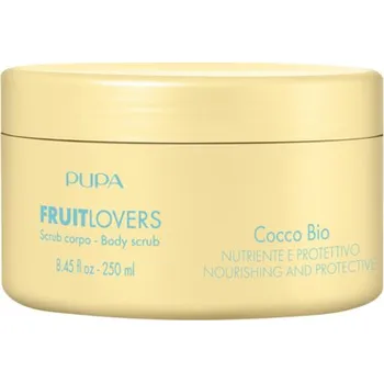 Tělový peeling PUPA Milano Tělový peeling Coconut Bio Fruit Lovers (Body Scrub) 250 ml + 2 měsíce na vrácení zboží