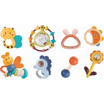 Chrastítko Sada chrastítek, 8 ks