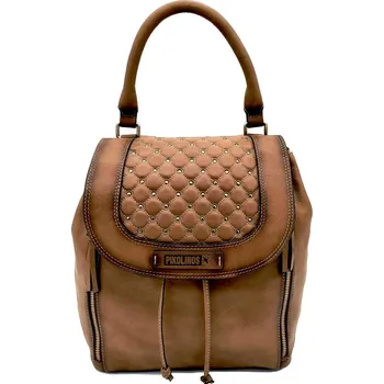 Dámský kožený batoh Pikolinos Wha-746 hnědá Barva: brandy, Velikost: 0