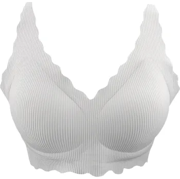 Podprsenka GREENICE Bezešvé podprsenka GREE-9523Z Barva: Šedá, Velikost: XL/2XL