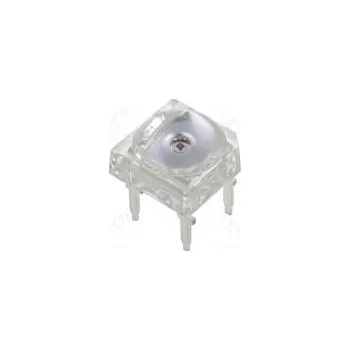 Dioda LED Super Flux 7,62x7,62mm červená 2180÷3000mcd 130° 20mA