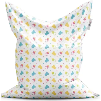 Sedací pytel Sablio Sedací vak Dudlíky a body - 200x140 cm