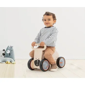 Dětské chodítko MamaToyz MamaToyz – Dřevěné auto a chodítko Bear