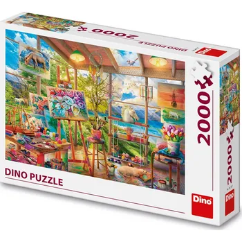 Dětské zboží Puzzle malířský ateliér 2000 dílků