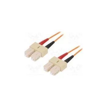 Síťový kabel Světlovodný patch cord OM1 SC/UPC,z obou stran 2m LSZH